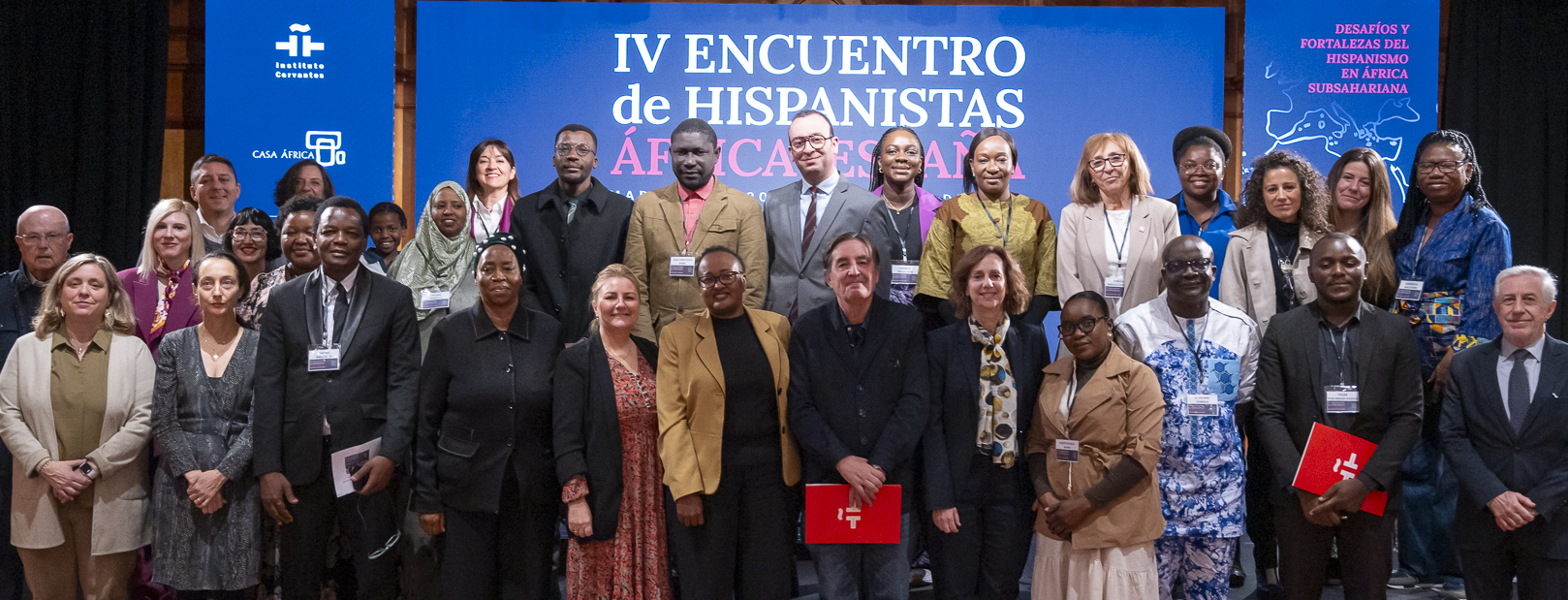 Foto de familia del IV encuentro de hispanistas Africa-España. Instituto Cervantes