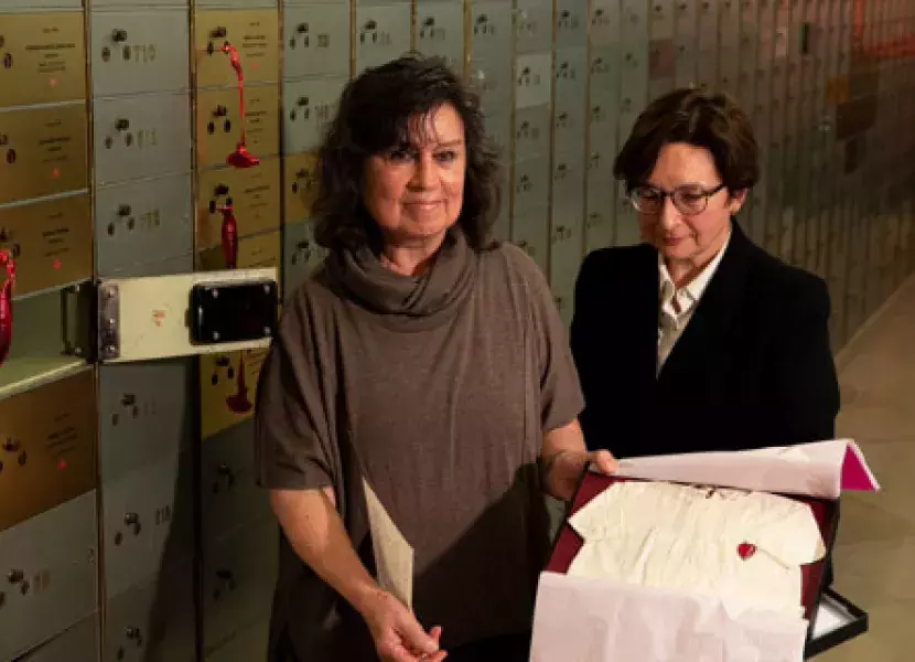 Laura Restrepo y Inmaculada Moreno