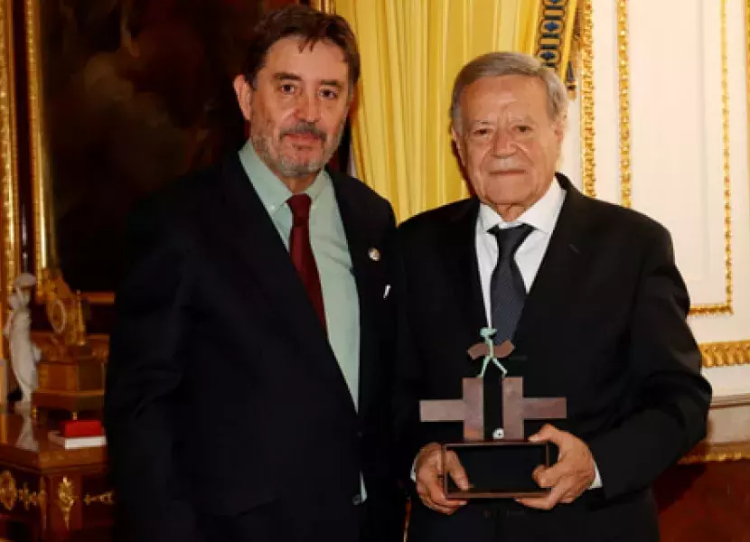 Luis García Montero y Gabriele Morelli
