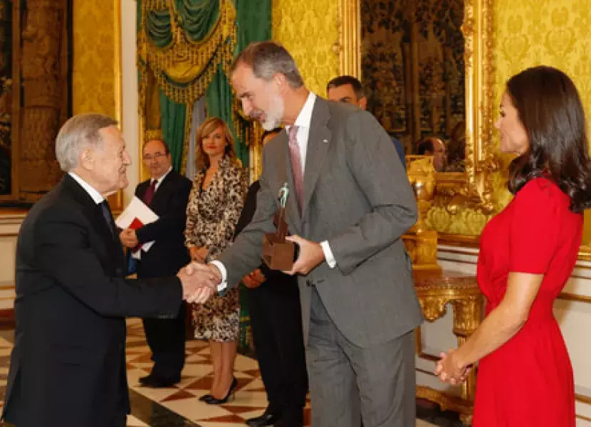 El Rey Felipe ha entregado el Premio Ñ