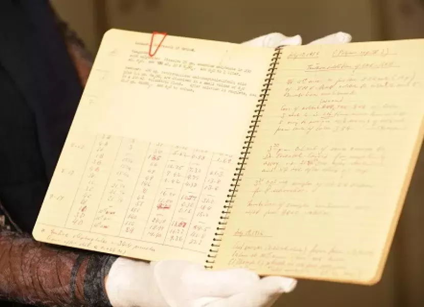 Cuaderno de Severo Ochoa
