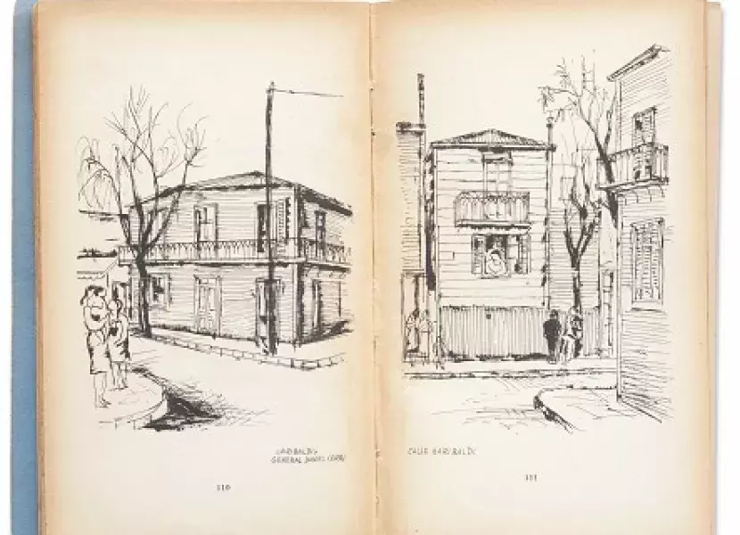 Attilio Rossi. Buenos Aires en tinta china