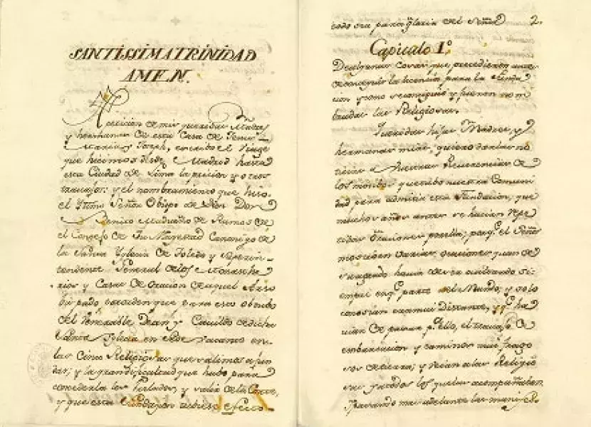 Fundación del Monasterio de Capuchinas