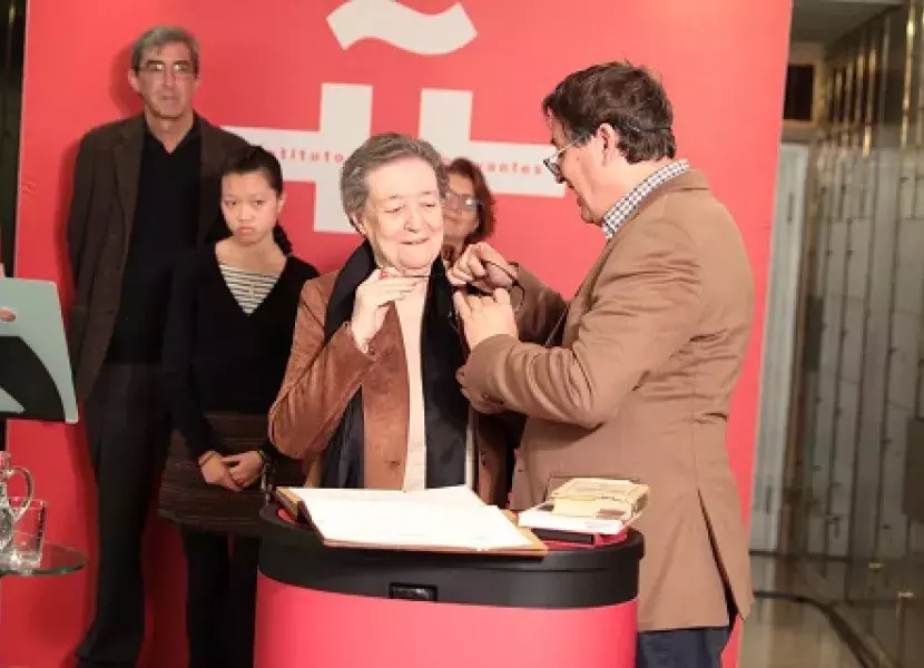 La viuda del escritor, Demetria Chamorro