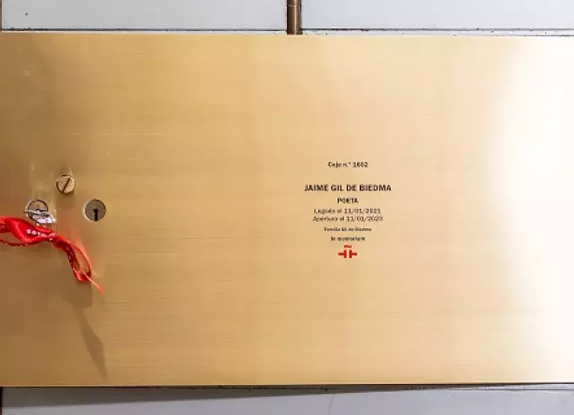 El legado ha quedado guardado en la caja número 1.602
