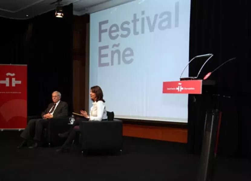 Eduardo Mendoza inauguró en la sede central del Instituto Cervantes el Festival Eñe