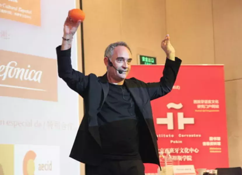 El cocinero español Ferran Adrià