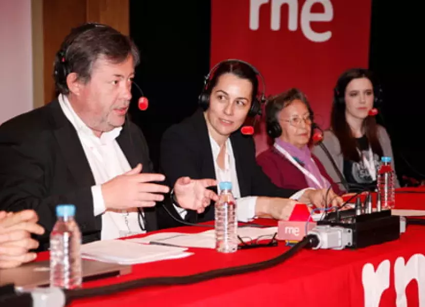 Marcelino Blanes, director y presentador del programa «Sobre la mesa»