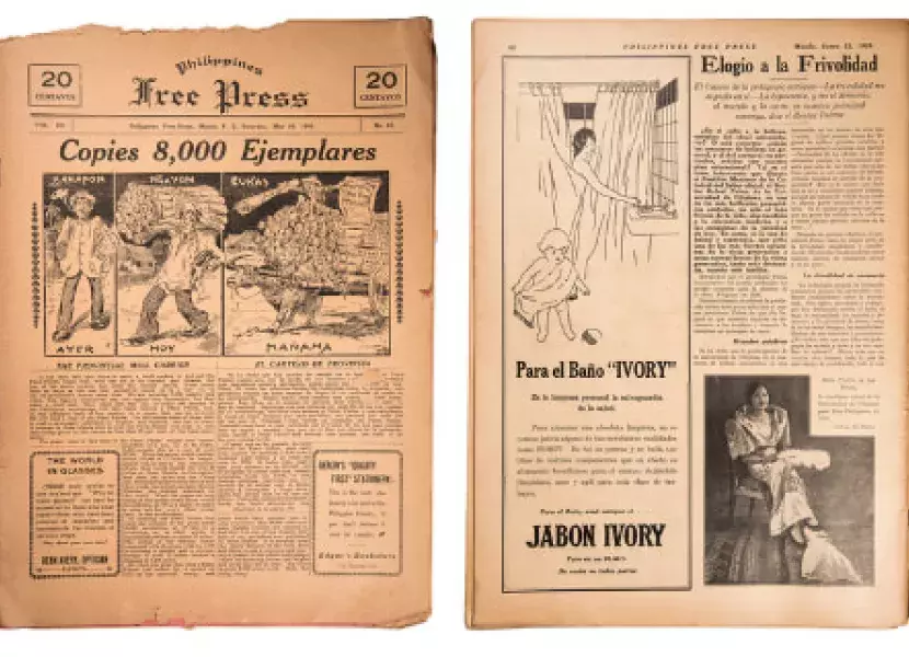 Phillipines Free Press y Elogio a la frivolidad