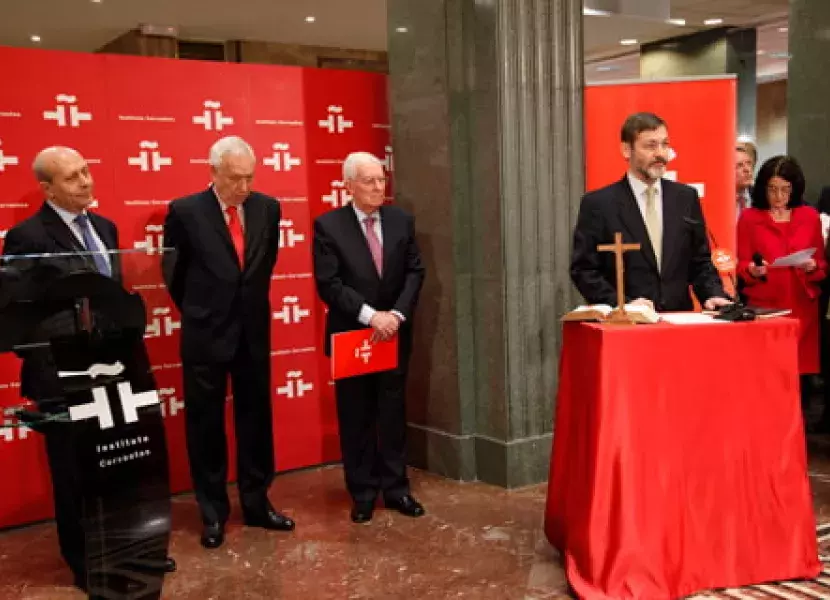 Discurso del nuevo secretario general del Instituto Cervantes, Rafael Rodríguez-Ponga