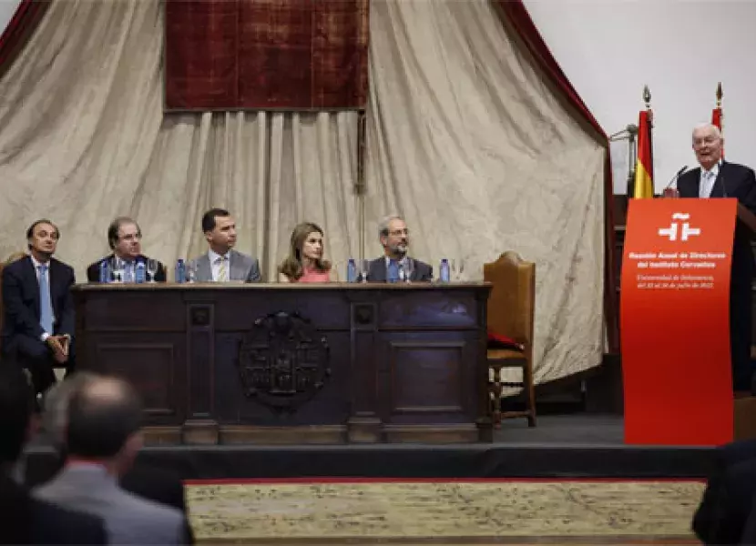 Intervención del director del Instituto Cervantes, Víctor García de la Concha