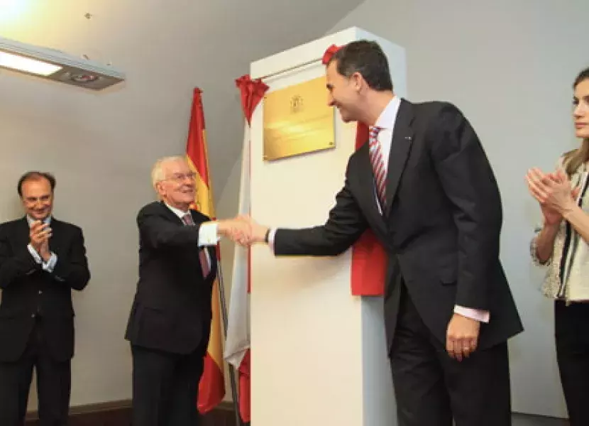 Durante la inauguración del centro