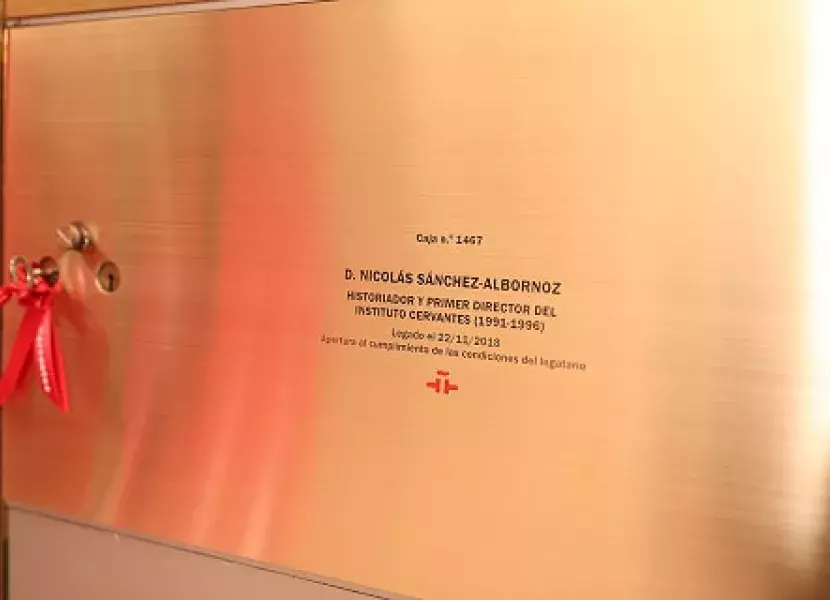 El legado reposará en la caja de seguridad número 1.467
