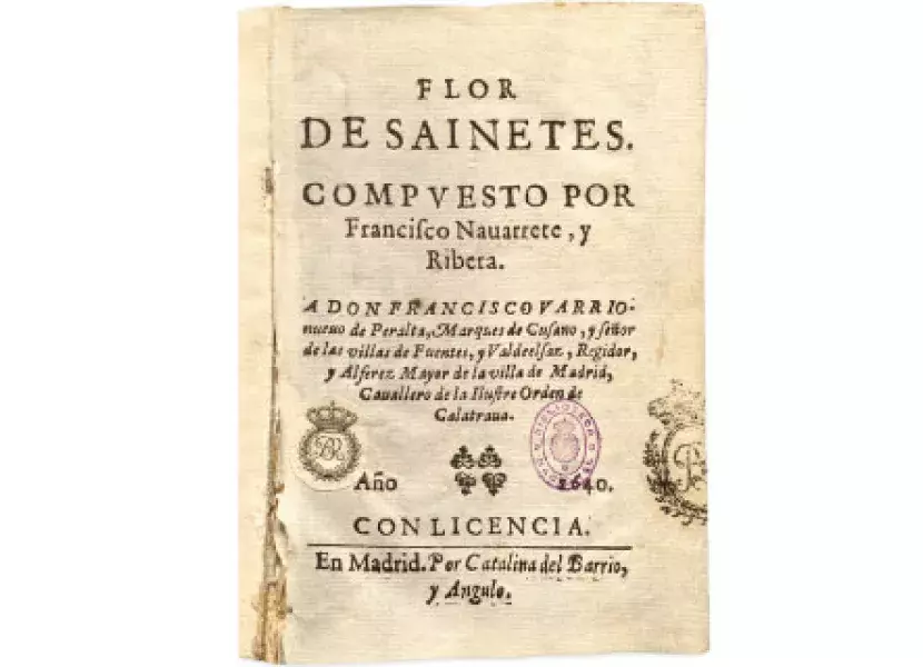 Flor de sainetes, Francisco Navarrete y Ribera