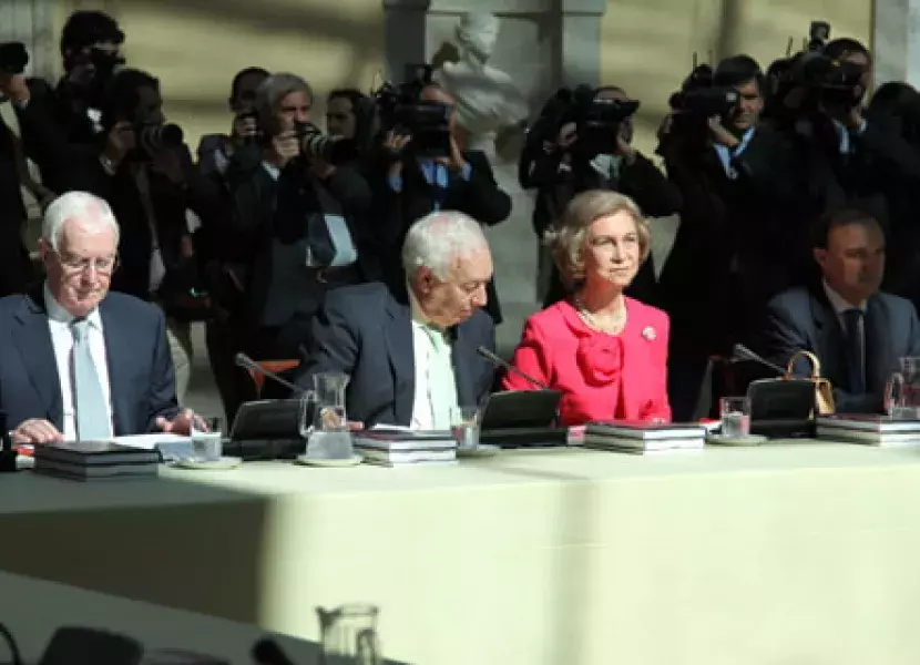 La reina doña Sofía preside la Reunión del Patronato del Instituto Cervantes