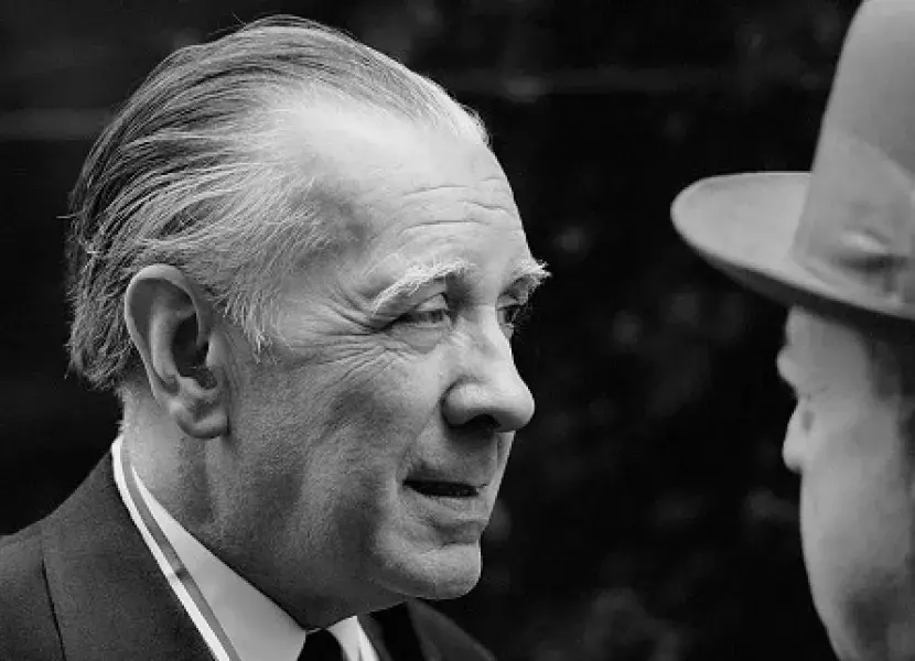 El escritor Jorge Luis Borges