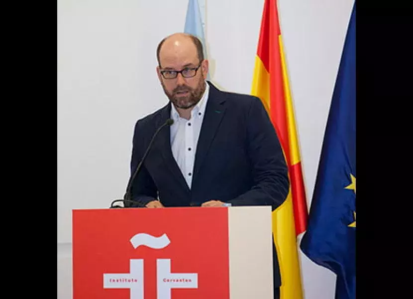 El alcalde de Santiago de Compostela, Martiño Noriega