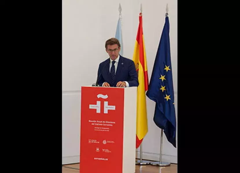El presidente de la Xunta de Galicia, Alberto Núñez Feijóo