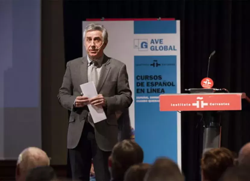 El jefe del departamento de Ordenación y Proyectos Académicos del Instituto Cervantes, Álvaro García Santa-Cecilia