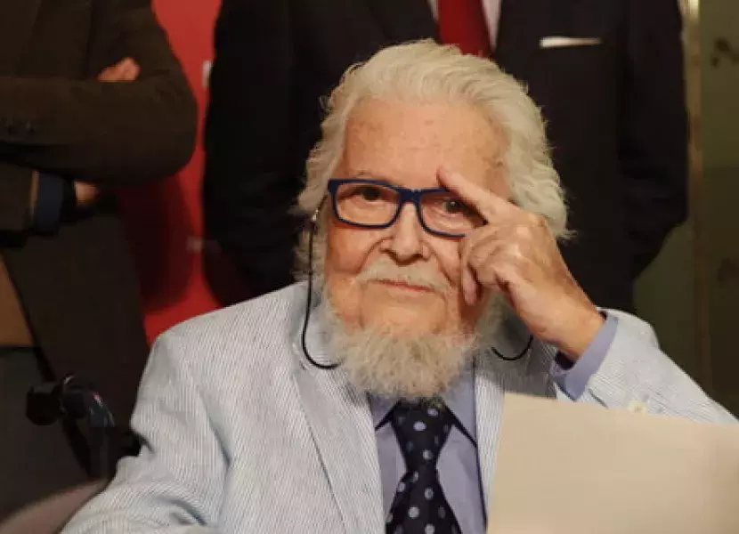 El escritor, pintor, diplomático y académico mexicano Fernando del Paso