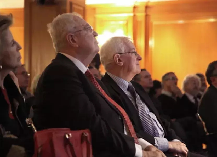 El presidente de la Fundación Loewe y el director del Instituto Cervantes