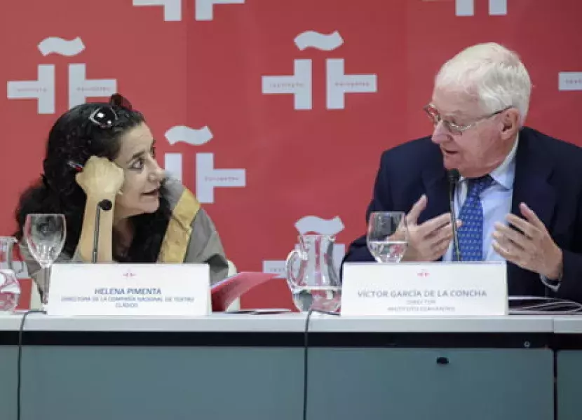 Helena Pimenta y Víctor García de la Concha