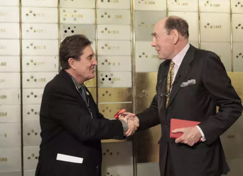 Luis García Montero y el Marqués de Tamarón