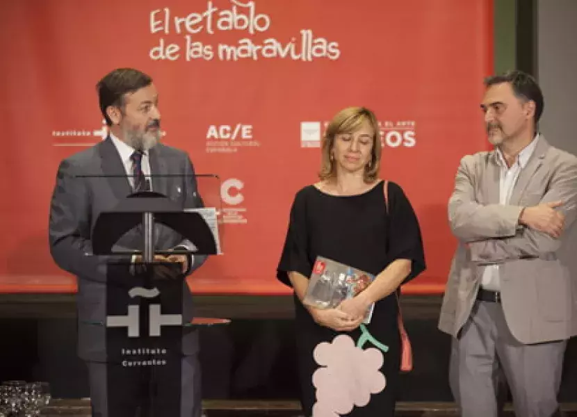 El secretario general del Instituto Cervantes, Rafael Rodríguez-Ponga ha dirigido unas palabras al público asistente