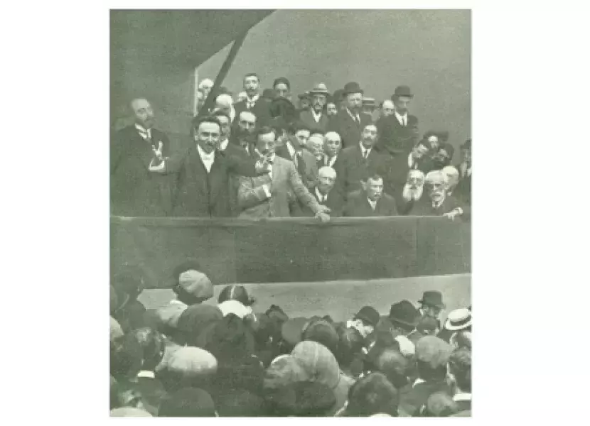 Mitin de la Conjunción Republicano Socialista