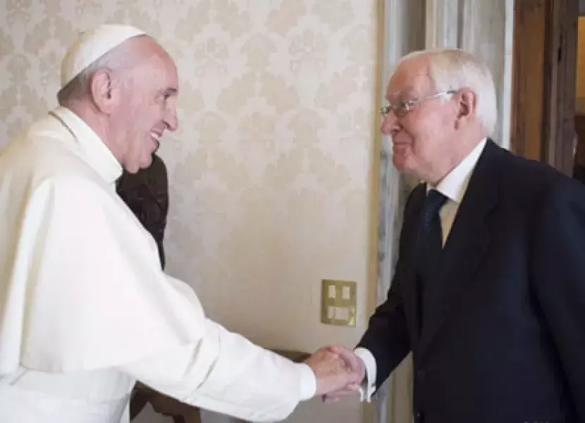 Tras la audiencia en el Vaticano