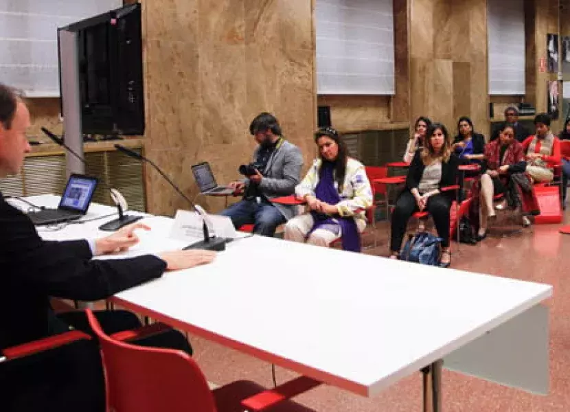 Prestigiosos periodistas de la India realizaron una visita a la sede central del Cervantes