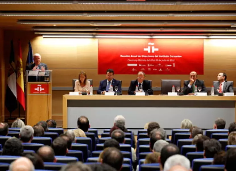 Un momento de la celebración de la rueda de prensa