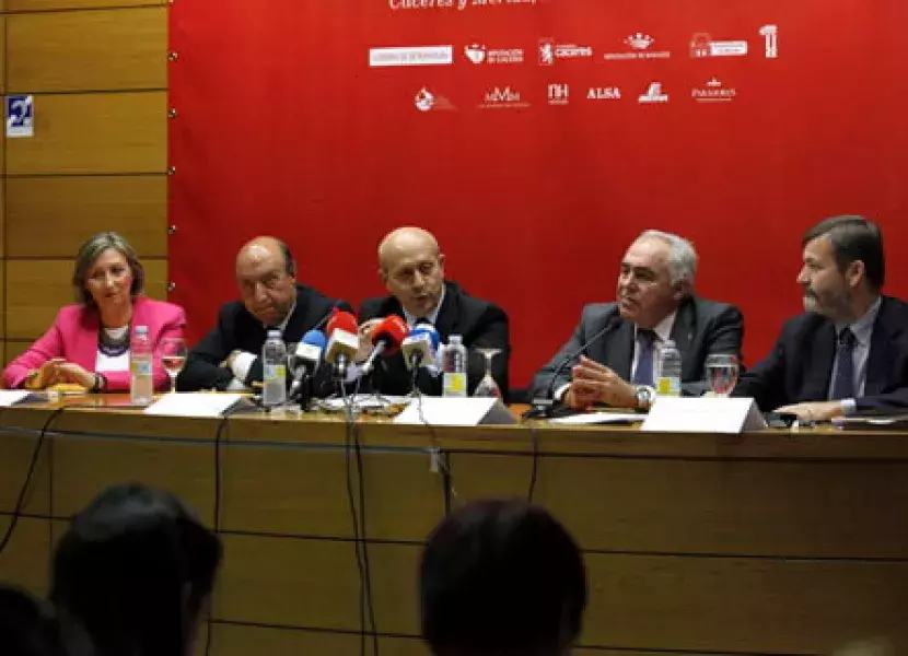 Durante la rueda de prensa