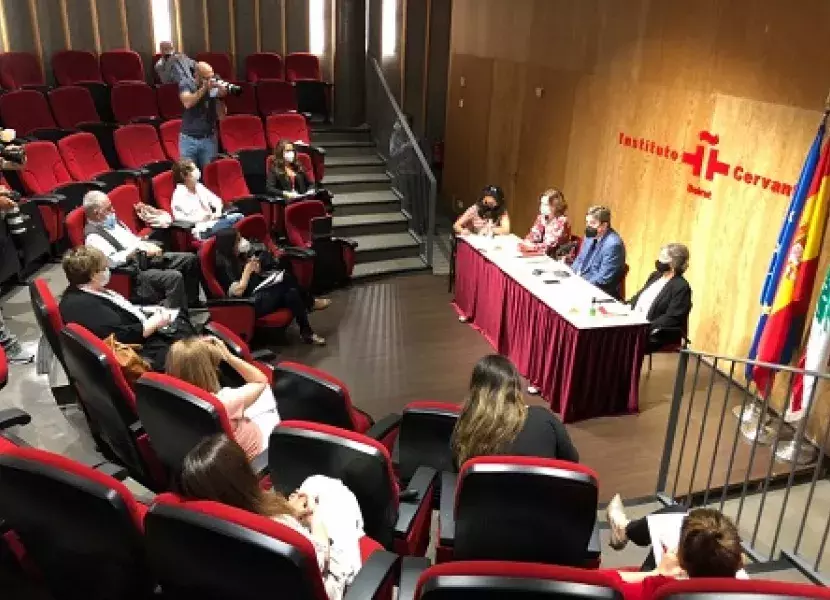 Vista general de la rueda de prensa