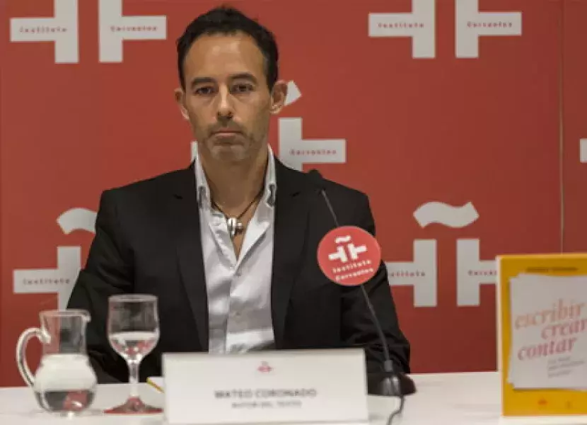 El coordinador de la obra, Mateo Coronado