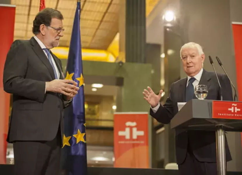 García de la Concha hizo un somero resumen de estos 25 años