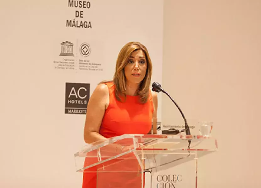 La presidenta de la Junta de Andalucía, Susana Díaz