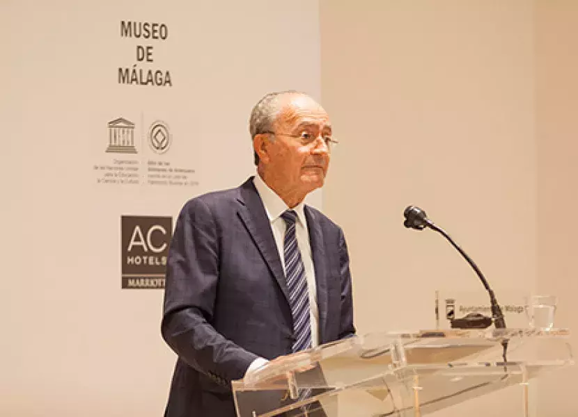 El alcalde de Málaga, Francisco Manuel de la Torre