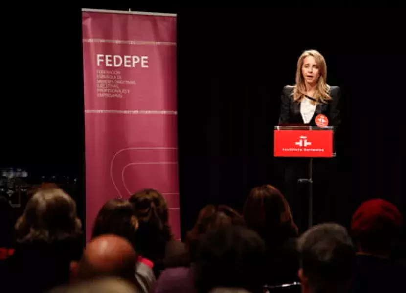 Ana Bujaldón abre el acto con motivo del Día Internacional de la Mujer