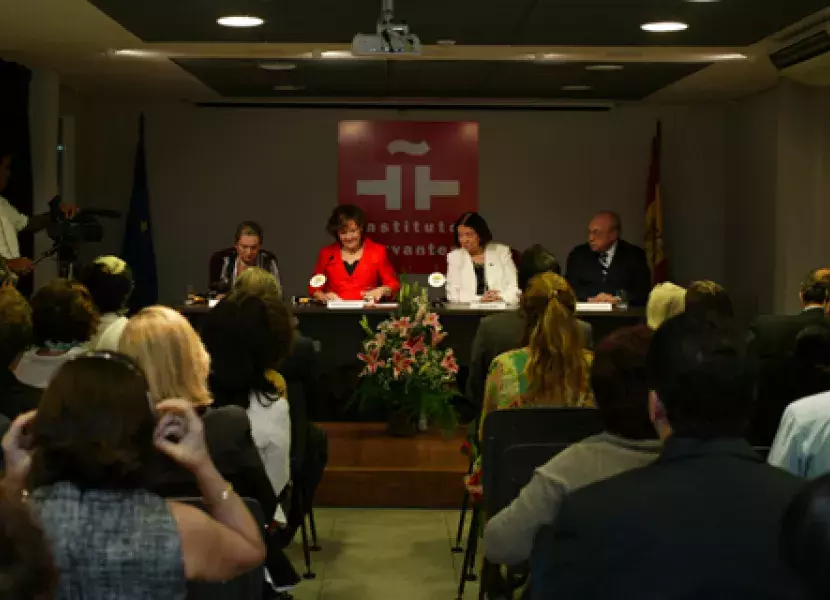 Mesa redonda celebrada con motivo del homenaje a Nélida Piñón
