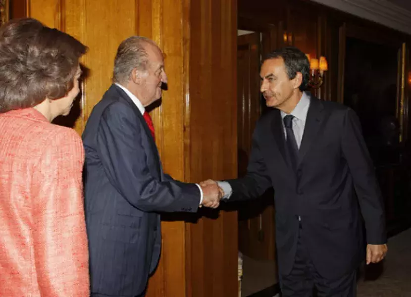 Sus Majestades los Reyes reciben a José Luis Rodríguez Zapatero