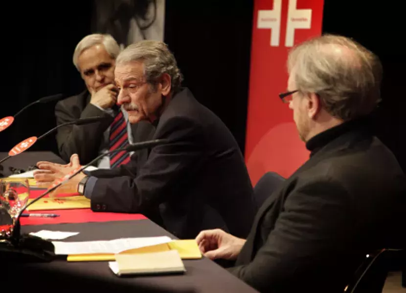 Mario Sabato, Juan Cruz y Daniel Mordzinski