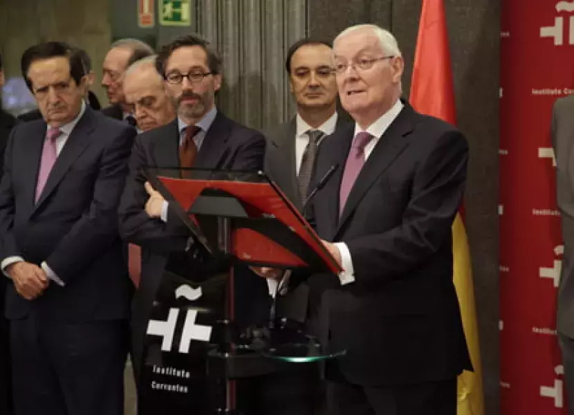Discurso del nuevo director del Instituto Cervantes, Víctor García de la Concha