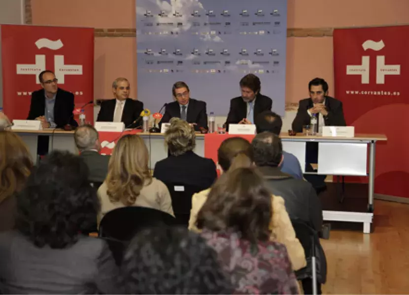 Luis Mariano González, Gustavo Severian, Francisco Javier Hernández, Jesús Jiménez y Oscar Fernández Orengo