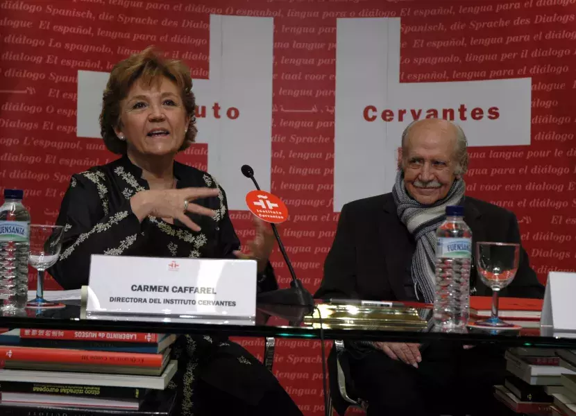La directora del Instituto Cervantes, Carmen Caffarel, ha definido a Manuel Alexandre como un actor sólido e imprescindible del cine español
