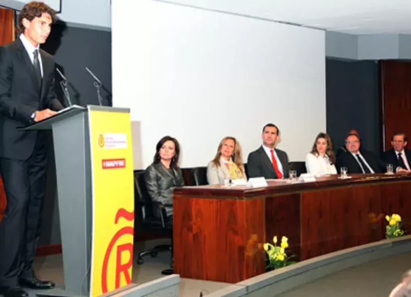 Rafa Nadal, tenista, también galardonado como Embajador Honorario de la Marca España.