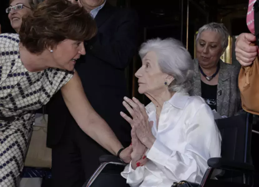 Carmen Caffarel, en la inauguración de las actividades de El Día E.