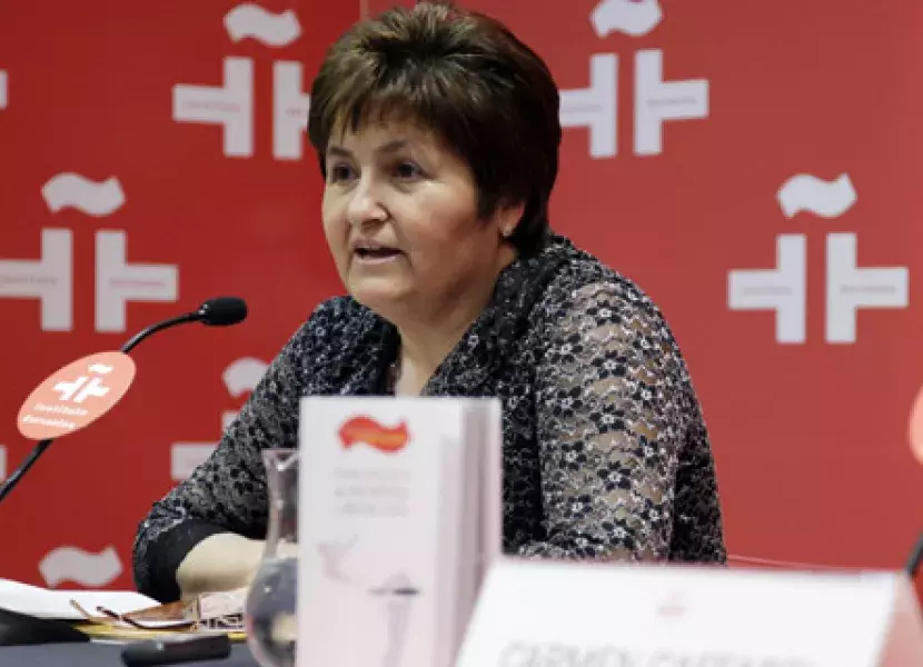 Catalina Fuentes, durante su intervención.