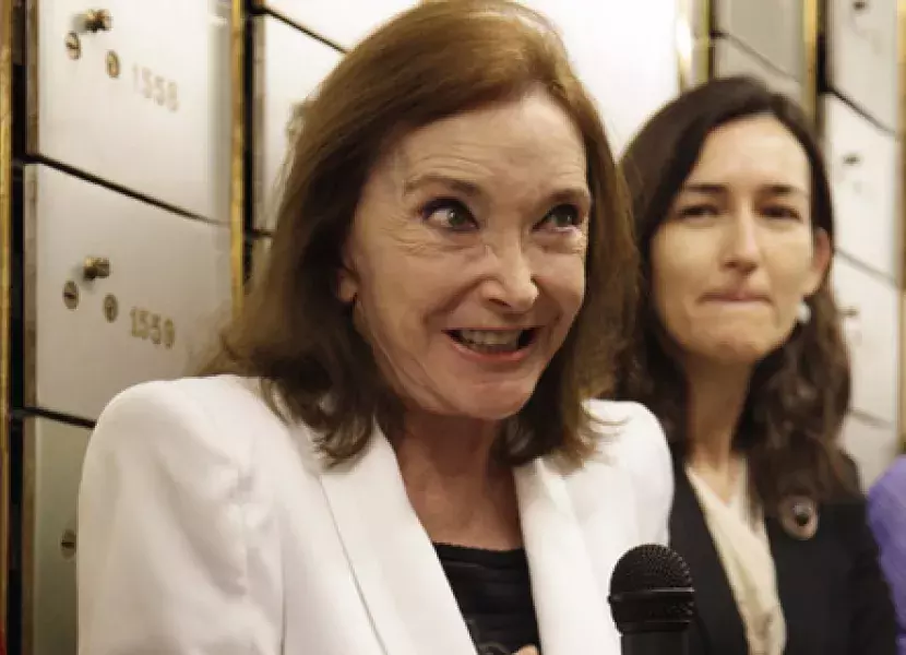 Nuria Espert, actriz y directora escénica, comenta el objeto que ha depositado como legado en la Caja de las Letras.