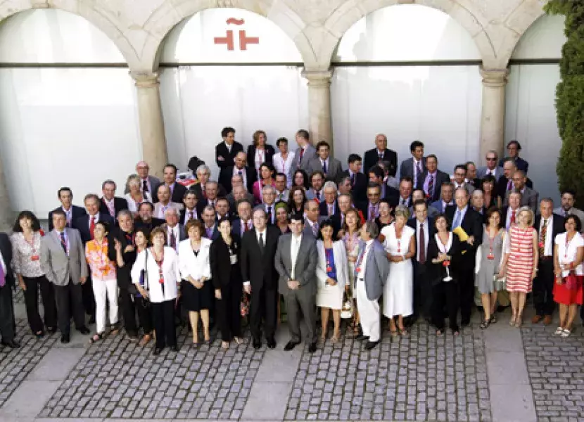 Carmen Caffarel, junto al resto de participantes en la Reunión Anual de Directores del Instituto Cervantes.